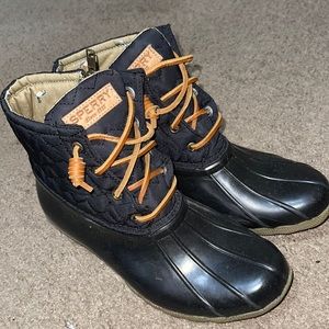 Sperry quilted wool saltwater duck boots